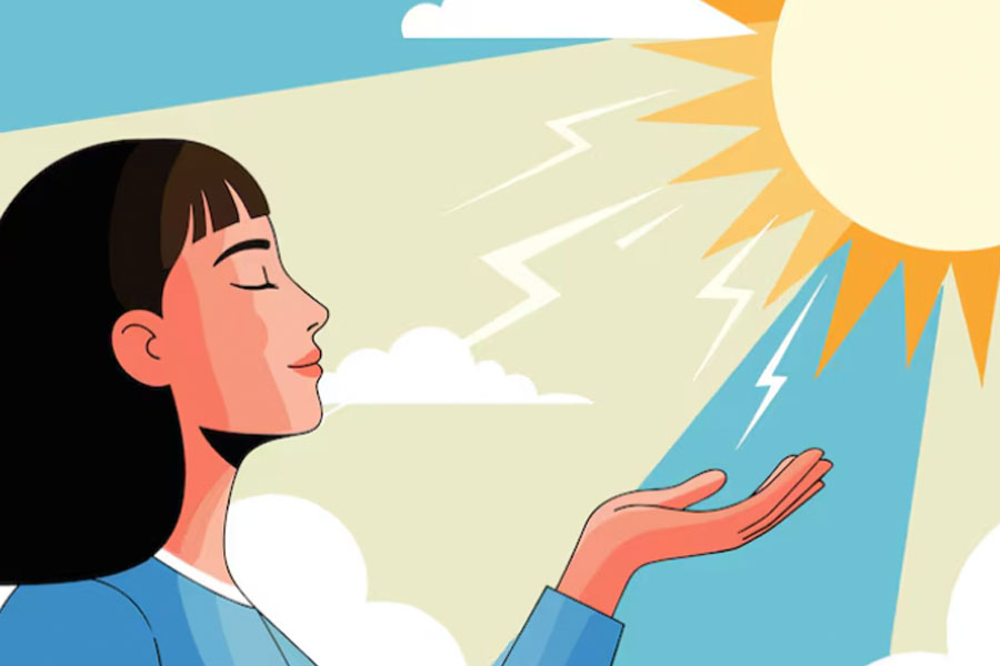 Sunlight can help increase serotonin and dopamine