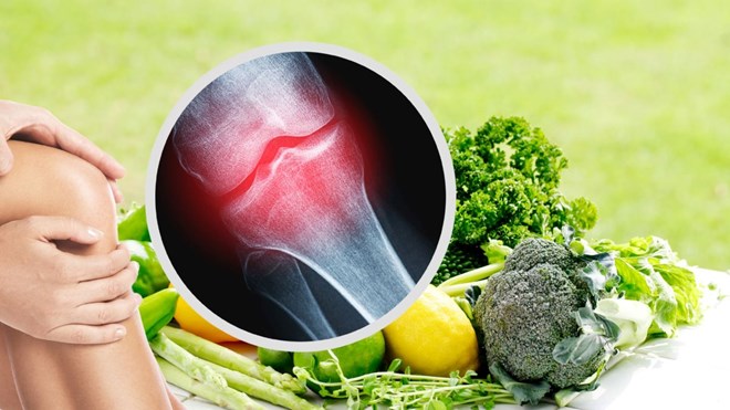 Eating properly helps strengthen bones and joints and maintain flexible muscles. Graphics: Thanh Thanh