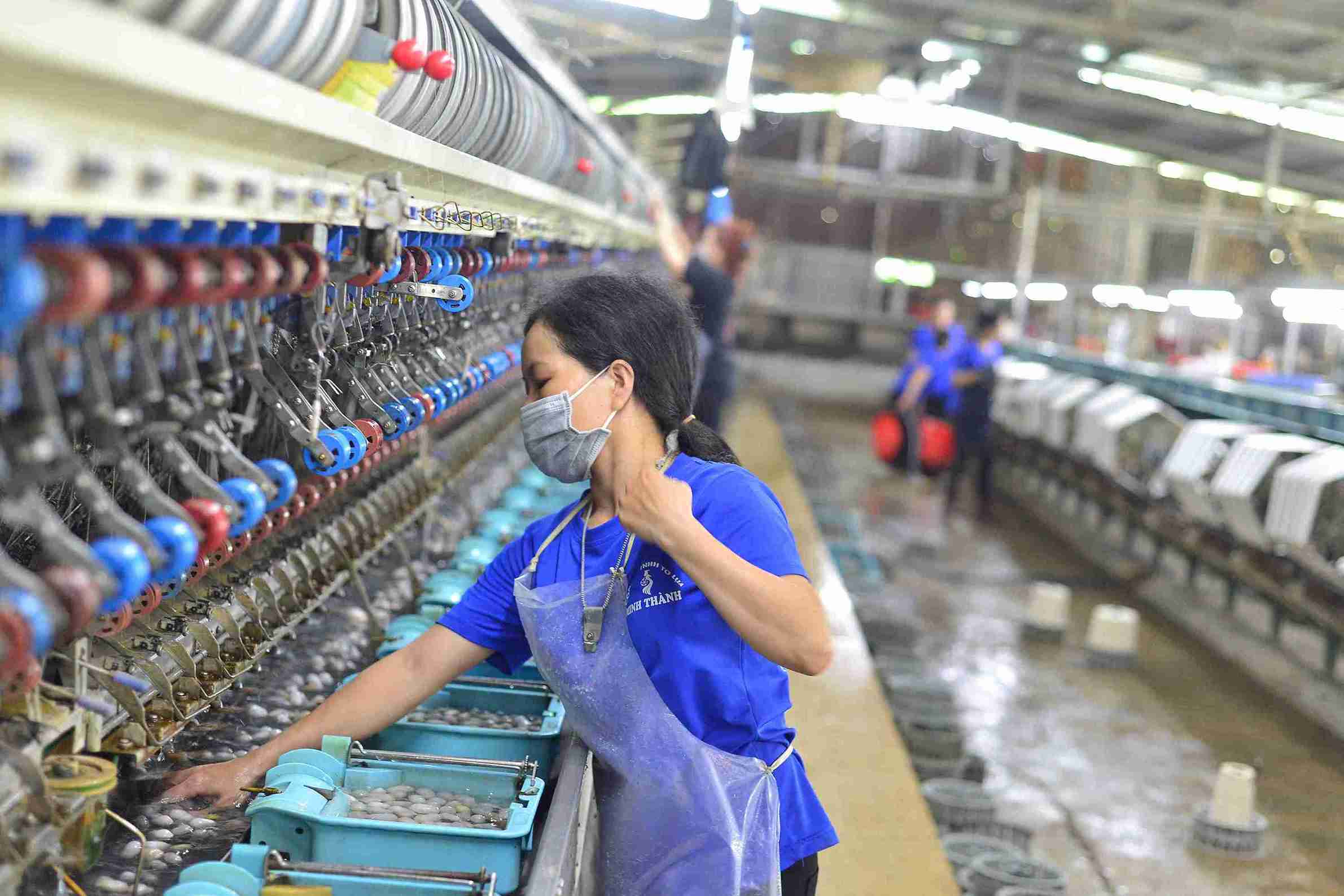 San xuat to tam la mot trong nhung nganh hang co dong gop quan trong vao xuat khau hang hoa cua tinh Lam Dong. Anh: Phuc Khanh