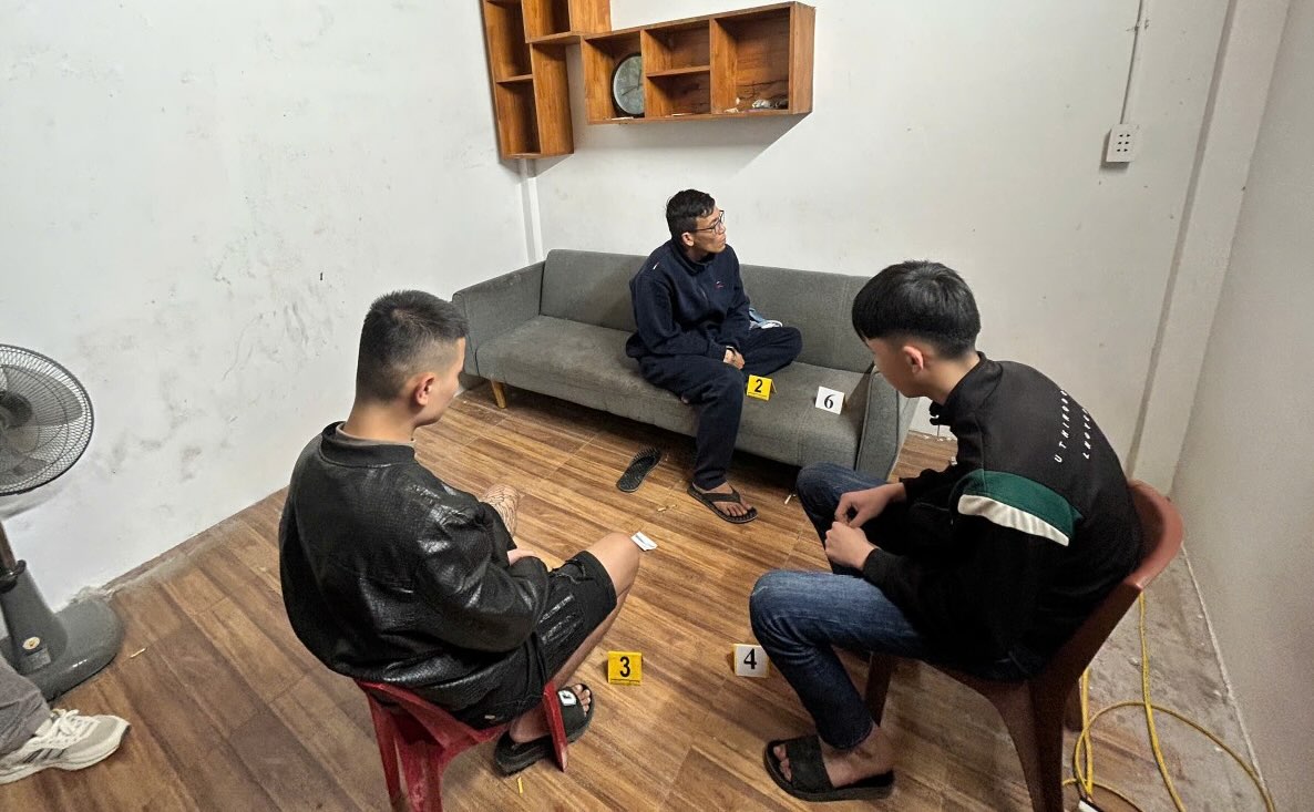 Địa điểm các đối tượng tổ chức sử dụng trái phép chất ma túy. Ảnh: Công an tỉnh Quảng Trị