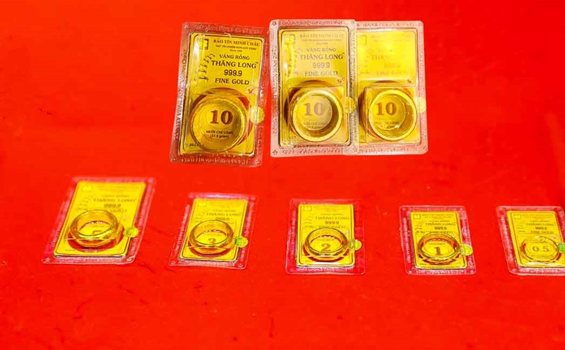 Gold ring prices increased sharply last week but profits were eroded due to the too high buying - selling price difference. Photo: Phan Anh