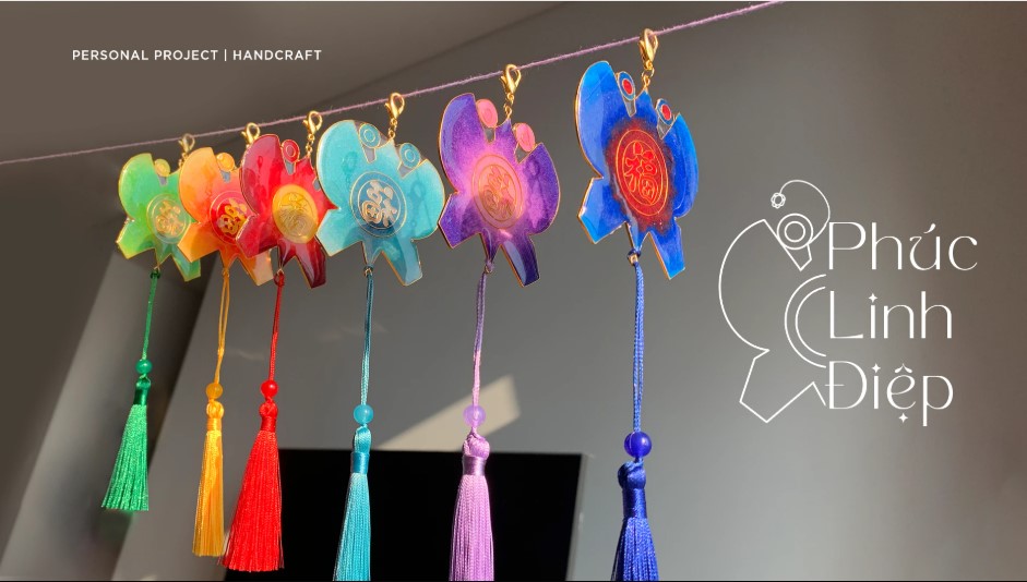 Cac san pham thuoc bo suu tap Phuc Linh Diep. Anh: Nhan vat cung cap.