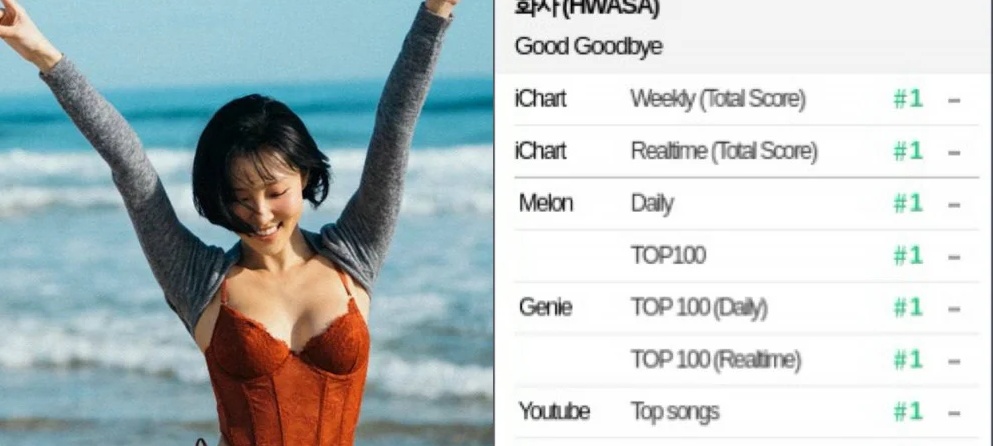 Hwasa has a song that defeated BTS's hit. Photo: Lotte.