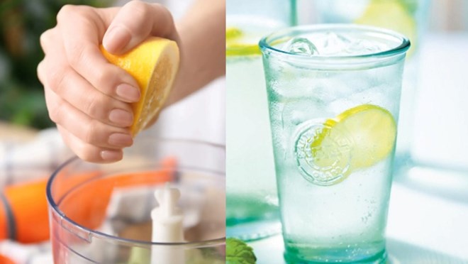 Drinking lemon salt incorrectly makes the stomach tired and blood pressure increased. Graphics: Han Lam