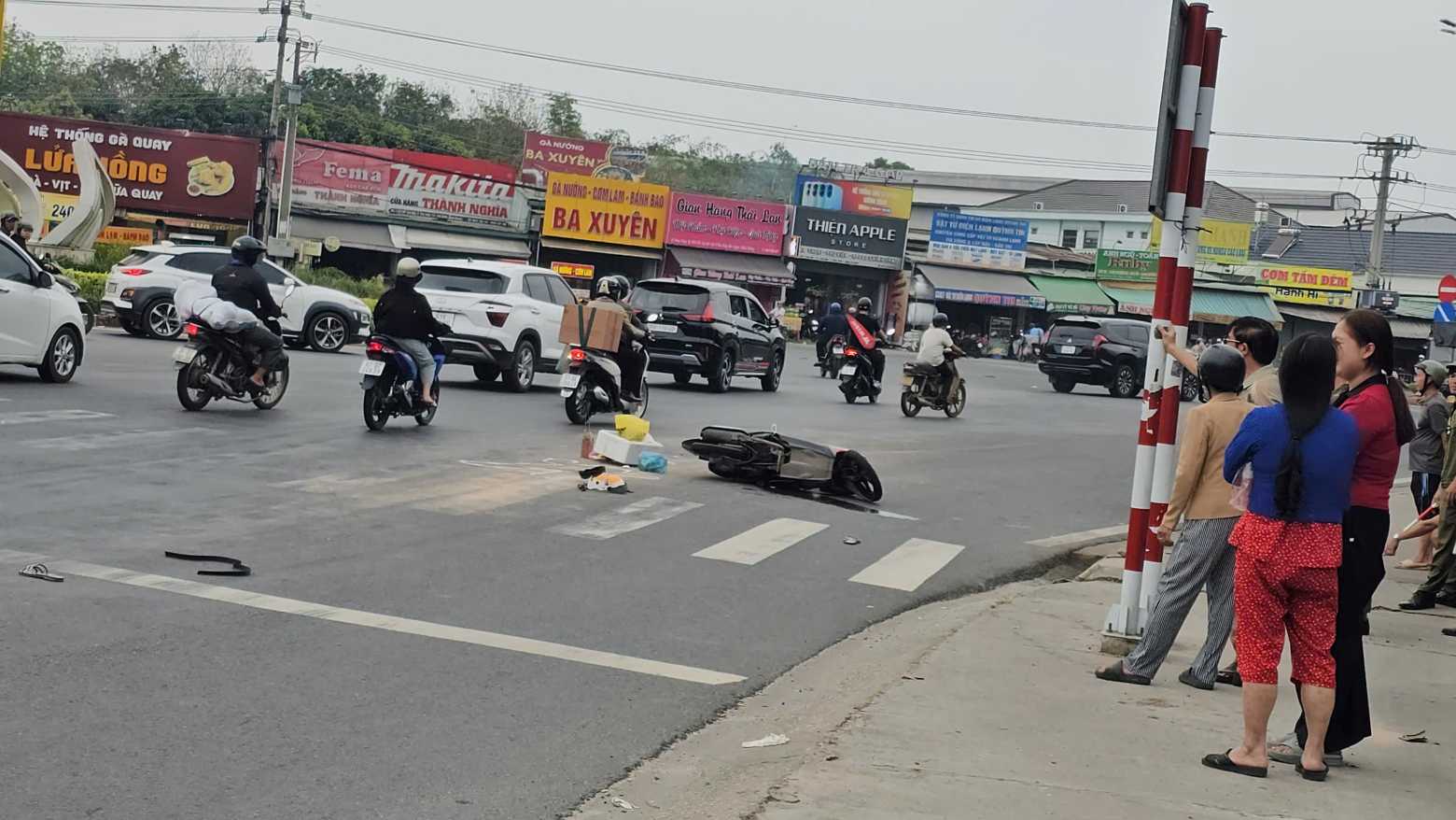 Hien truong vu tai nan.Anh: Duong Binh