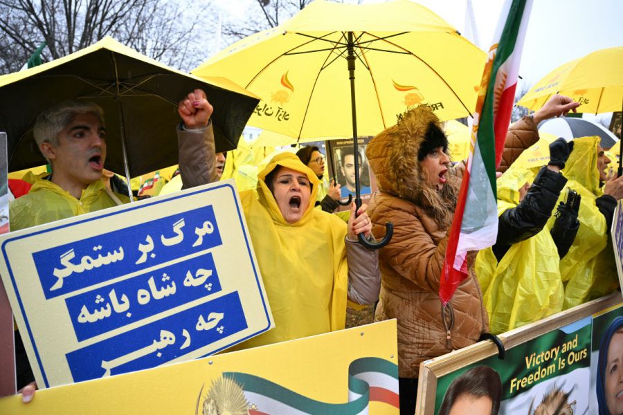 Activists participate in the "Freedom for Iran" protest in Washington D.C. on January 10, 2026. Photo: AFP
