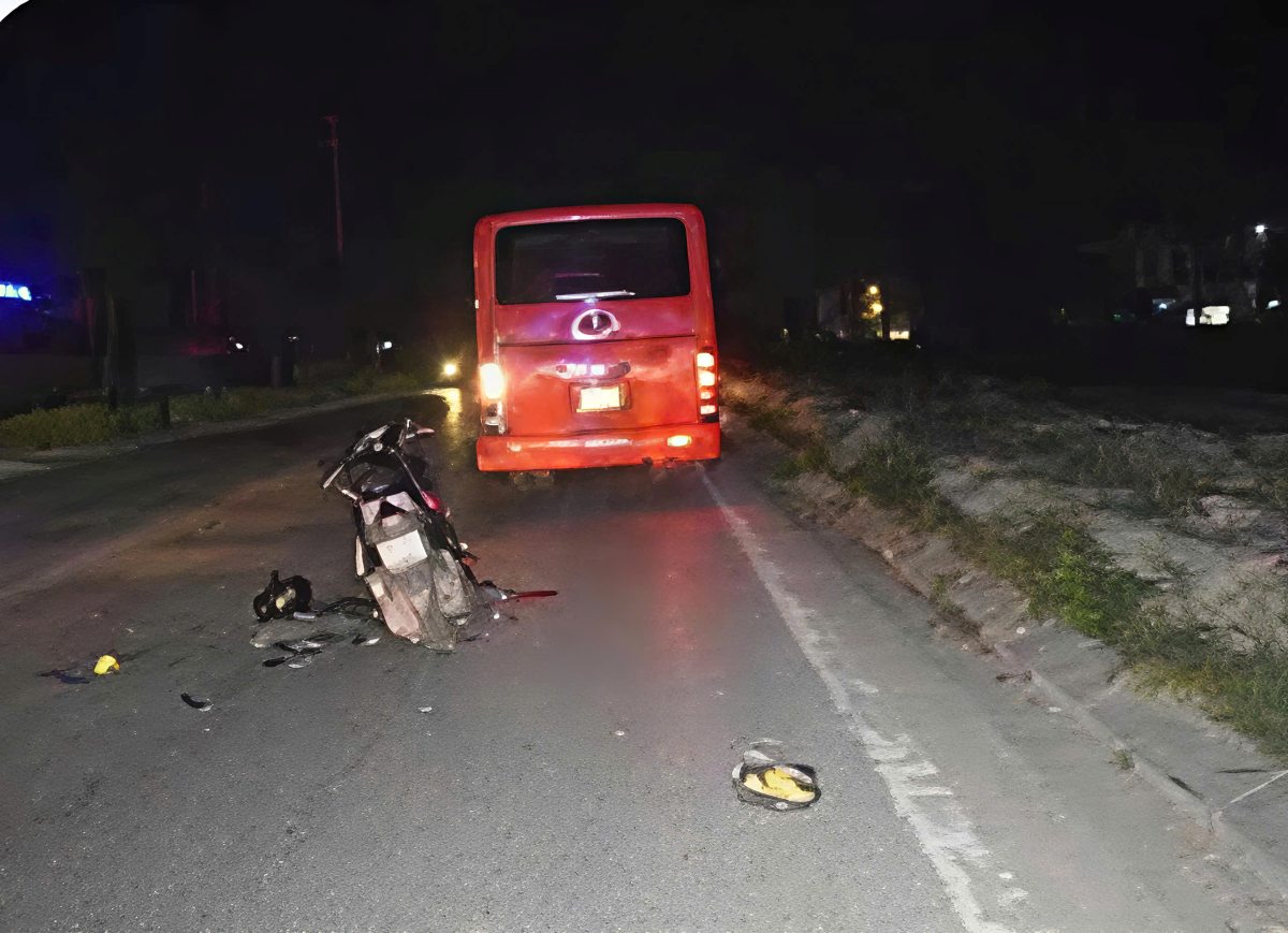 Scene of the accident. Photo: Hai Phong Traffic Safety Board