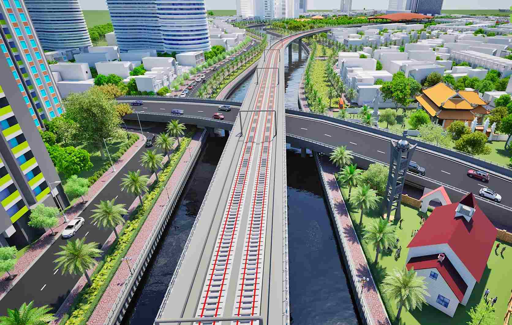 Perspective of Van Thanh canal after being renovated. Photo: Ho Chi Minh City Urban Infrastructure Board