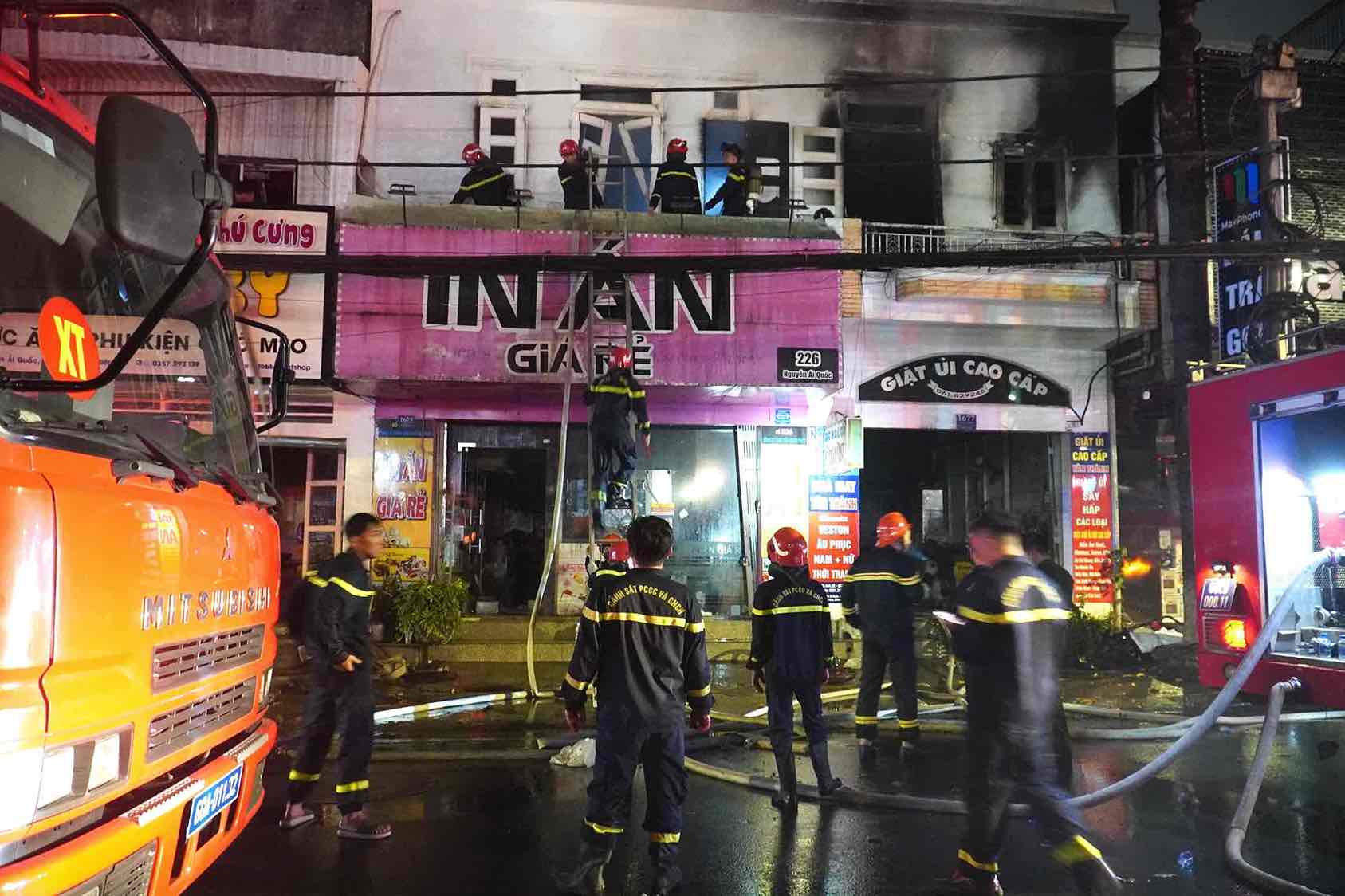 Fire scene. Photo: HAC