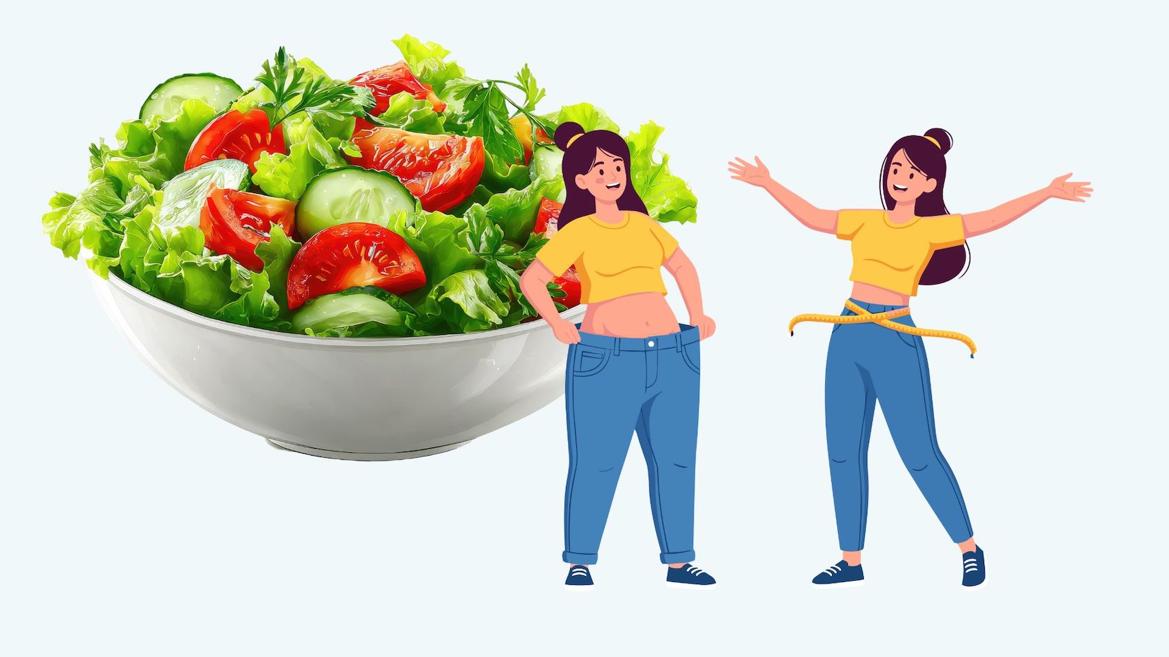 Lose weight by eating breakfast with these dishes. Graphics: Linh Dan