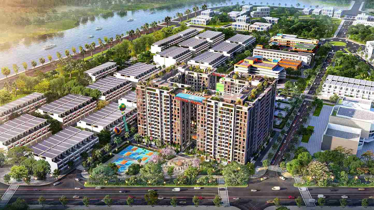 Tong the Du an Nha o xa hoi CT-01 (Golden Square Nha Trang). Anh: Huu Long  