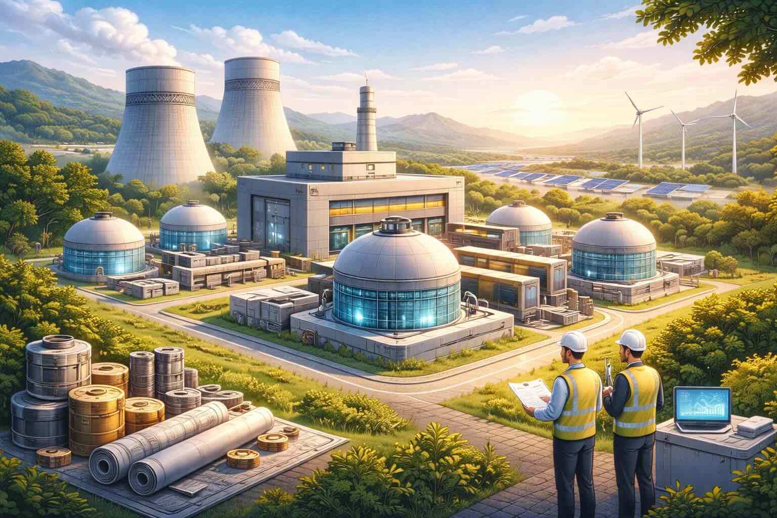 The nuclear industry returns to the energy race with a new reactor model