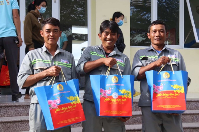 Tet Cong doan tro thanh hoat dong y nghia mang lai nhieu niem vui doan vien nhung nam qua. Anh: Phuong Linh