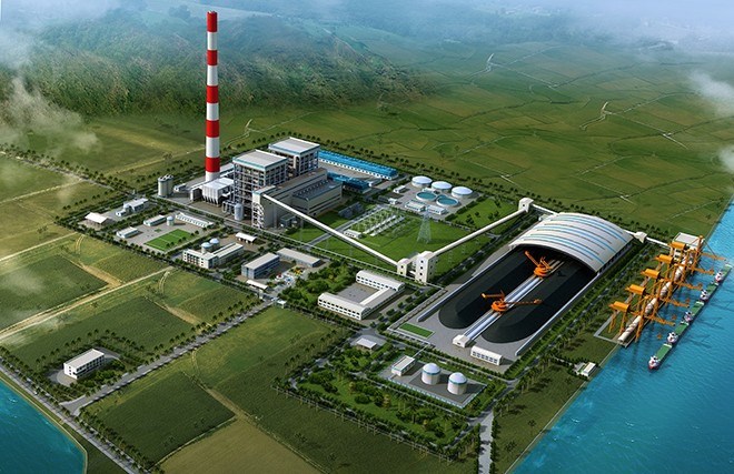 Perspective of the An Khanh - Bac Giang thermal power plant project (Bac Ninh province). Photo: Investor