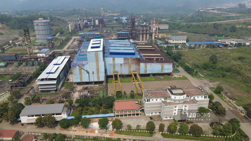 Lao Cai Iron and Steel Plant of Viet-Trung Metallurgy at Tang Loong Industrial Park. Dinh Dai