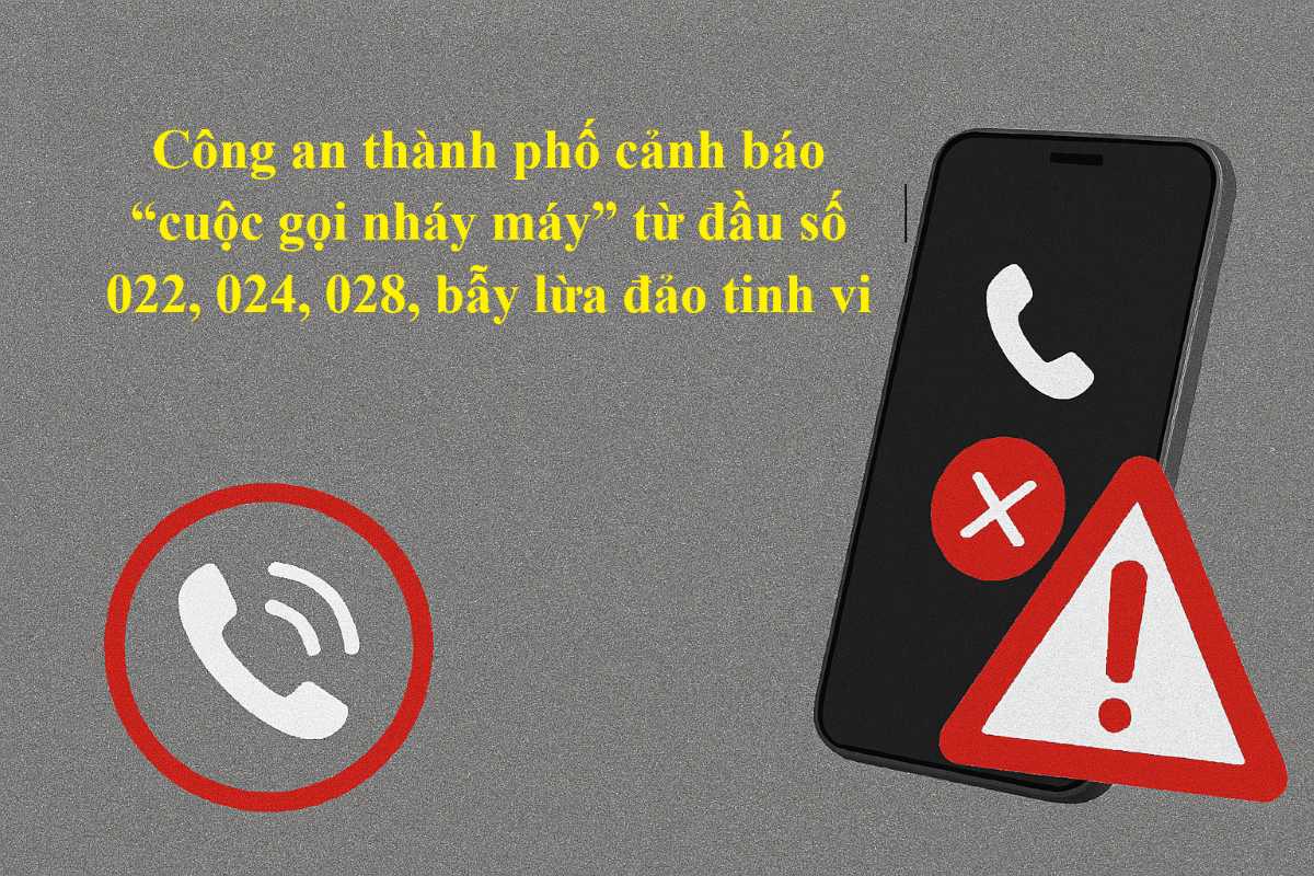 Công an thành phố phát cảnh báo thủ đoạn lừa đảo tinh vi. Ảnh: Công an TP Hải Phòng