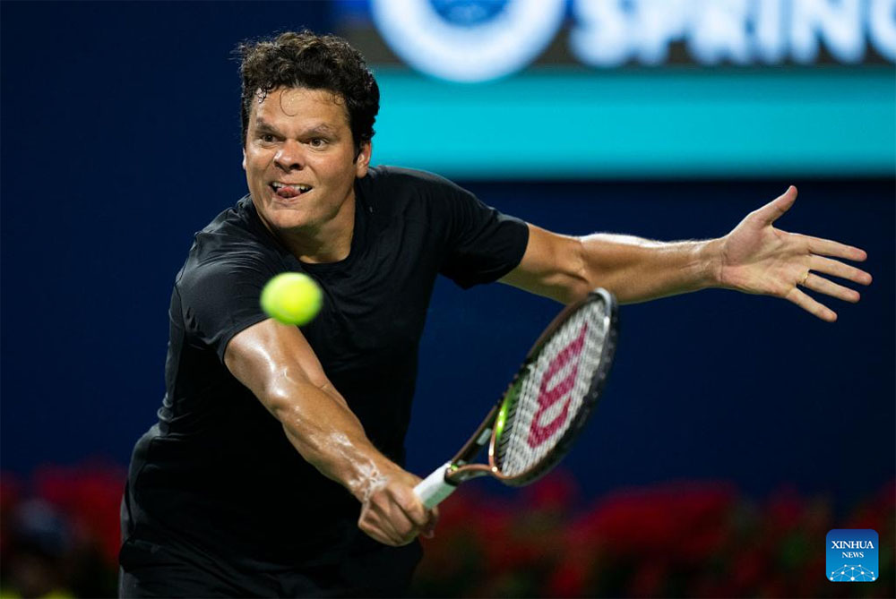 Milos Raonic retires from his tennis career. Photo: Xinhua