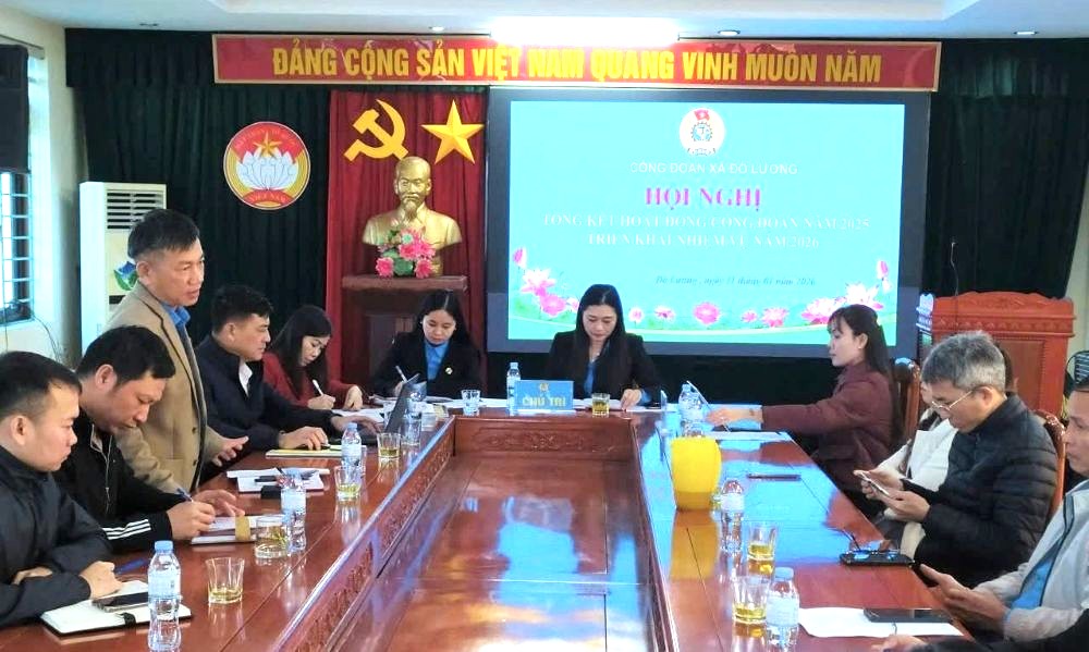 Do Luong Commune Trade Union promotes the role of representing and protecting workers. Photo: Nghe An Trade Union