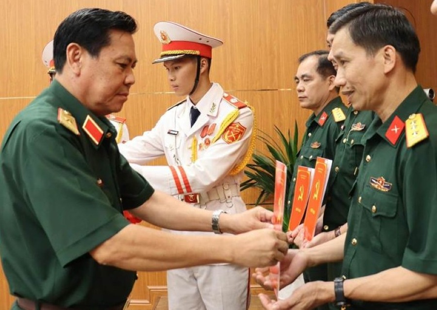 95 military officers appointed as Commanders of the commune-level Military Command in Dong Nai province. Photo: Nguyet Ha/Dongnai.gov.vn