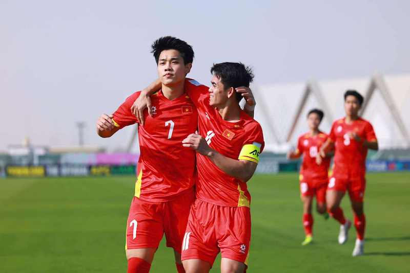 U23 베트남, 2026 AFC U-23 챔피언십 8강 진출 기회 많아. 사진: VFF