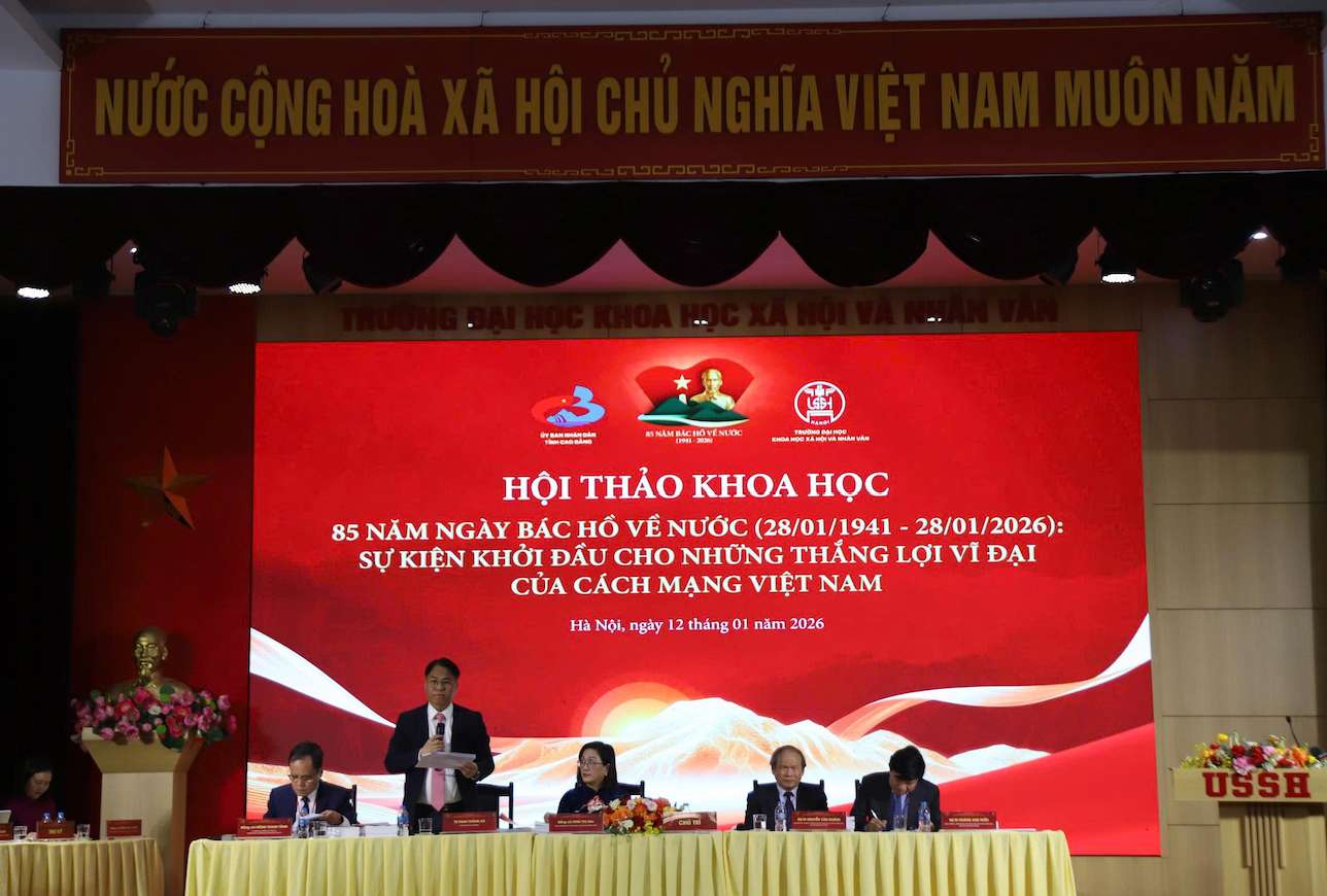 Conference "85th anniversary of Uncle Ho's return to the country (January 28, 1941 - January 28, 2026): The event that marked the beginning of the great victories of the Vietnamese Revolution". Photo: Thach Lam