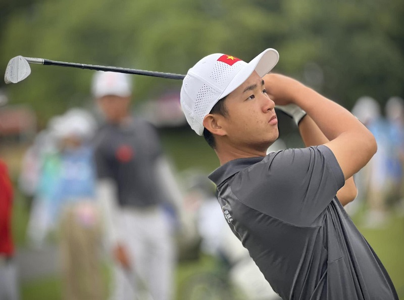 Golfer Nguyen Anh Minh has started competing in the new year 2026. Photo: VGA