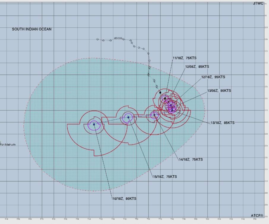Du bao duong di cua sieu bao dau tien nam 2026. Anh: MCU