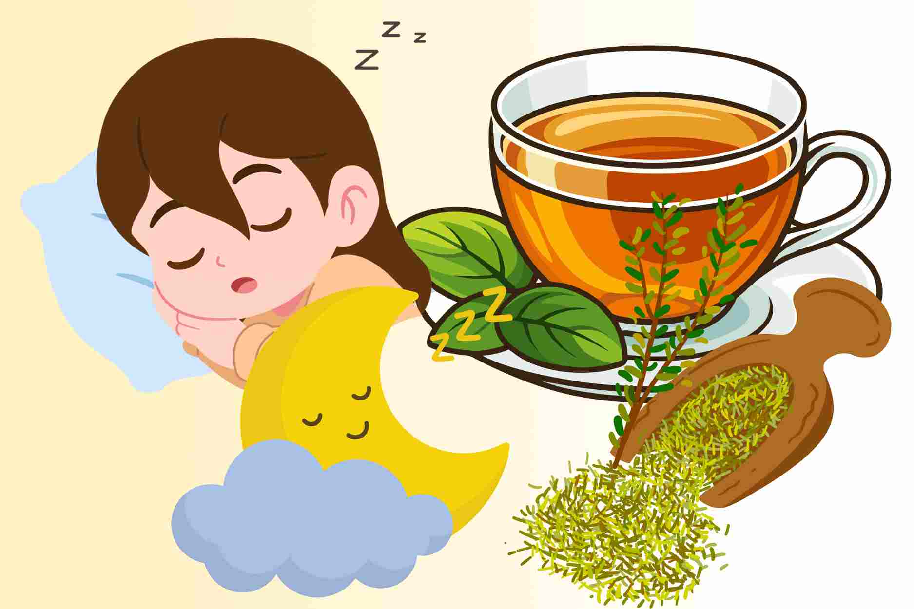3 types of herbal tea to help the body recover after sleepless nights