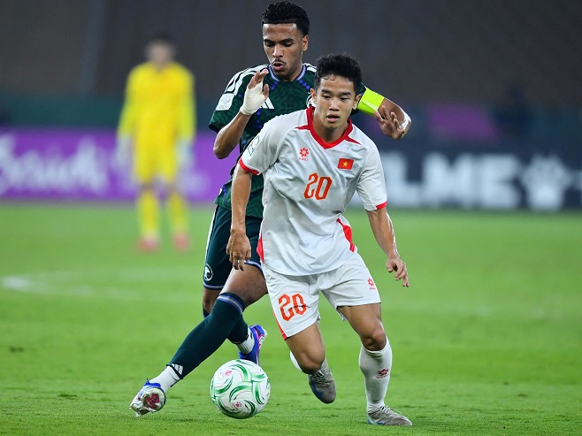 Musab Al-Juwayr duoc Transfermarkt dinh gia khoang 4 trieu euro, cao nhat trong so cac cau thu du Vong chung ket U23 chau A 2026. Anh: AFC
