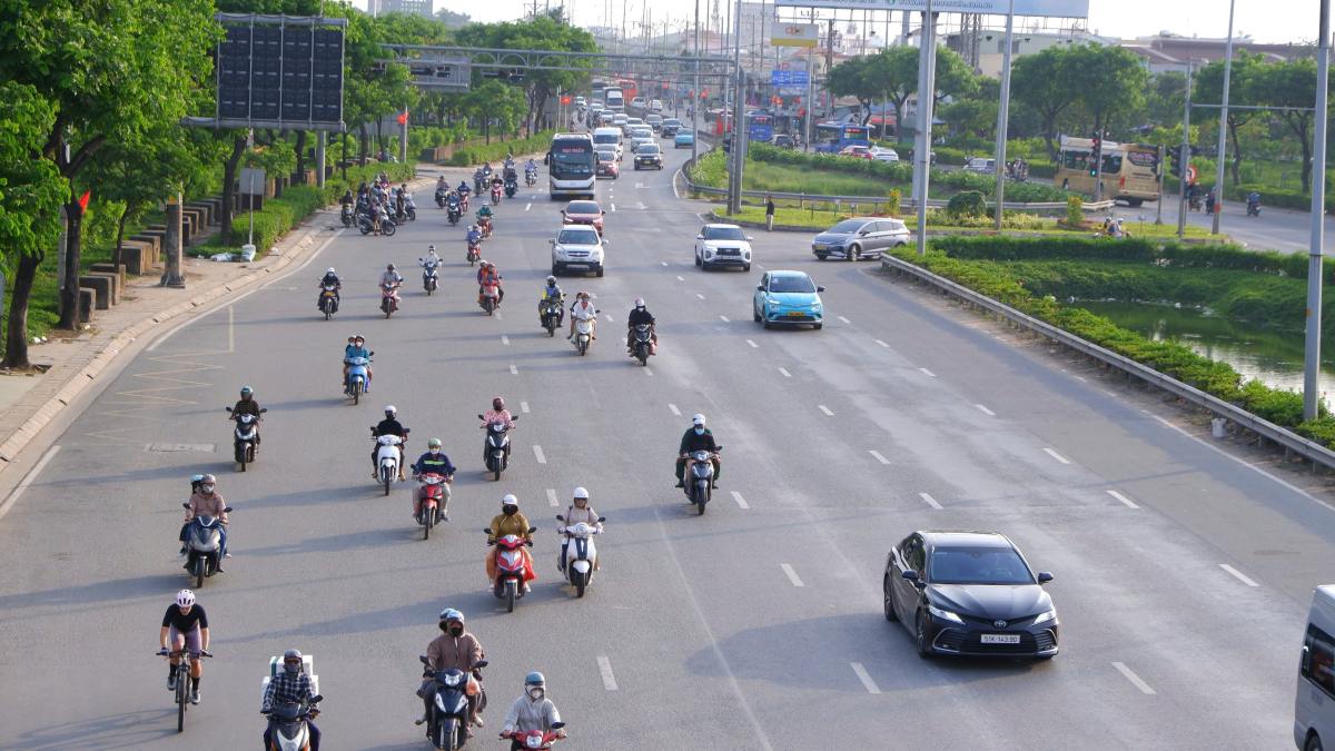 Sunny weather in Ho Chi Minh City. Photo: Tam Tu