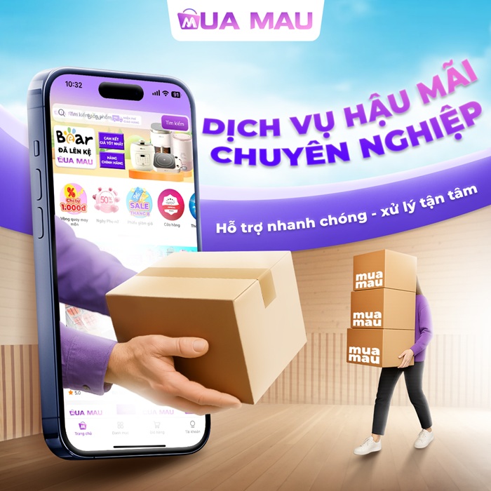 Cung cap dich vu chuyen nghiep cho ca nguoi mua lan nguoi ban. Anh: MuaMau.vn