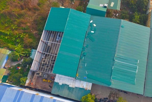 Xa Kieu Phu xu ly truong hop xay dung sai phep tren dat nong nghiep. Anh: Nguyen Tuan 