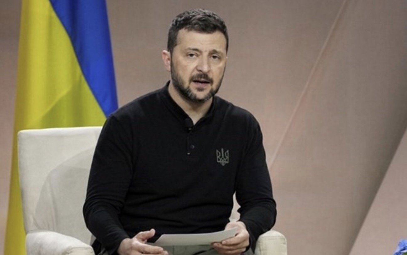 볼로디미르 젤렌스키 우크라이나 대통령. 사진: 신화통신