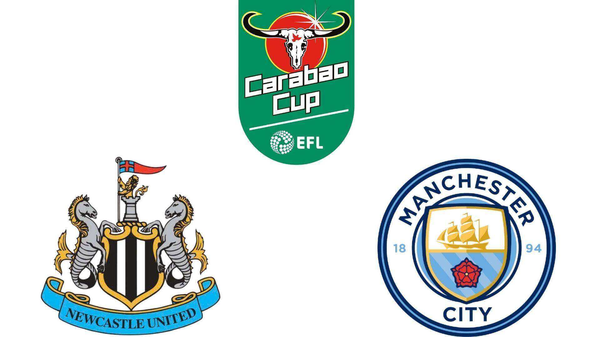 Newcastle vs Man City at Carabao Cup. Graphics: Dieu Anh