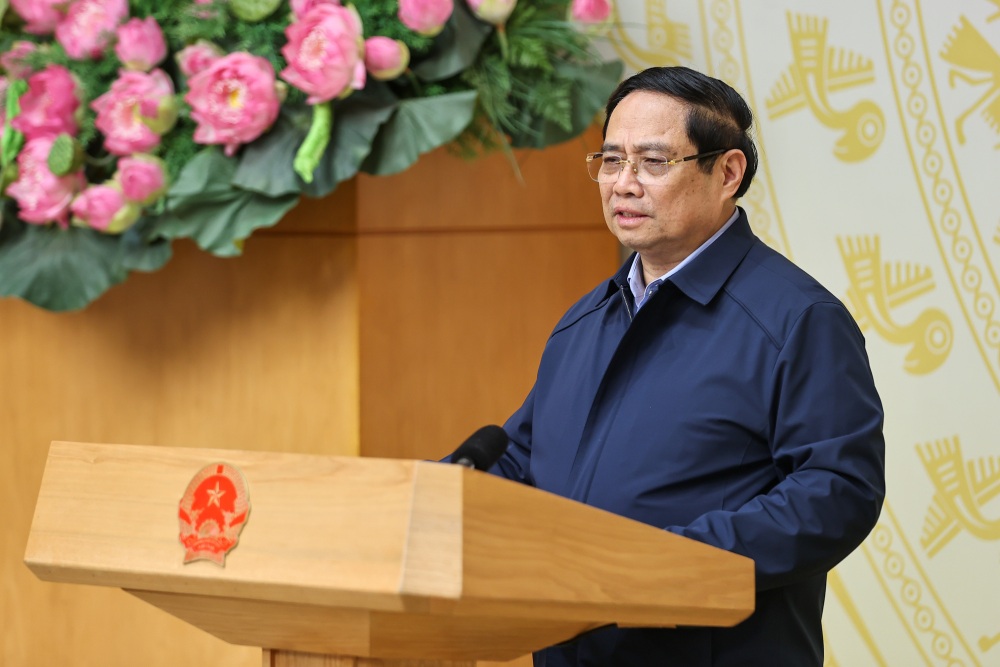 Politburo member, Prime Minister Pham Minh Chinh requested to reduce apartment and housing prices in accordance with the overall development of the country. Photo: Nhat Bac