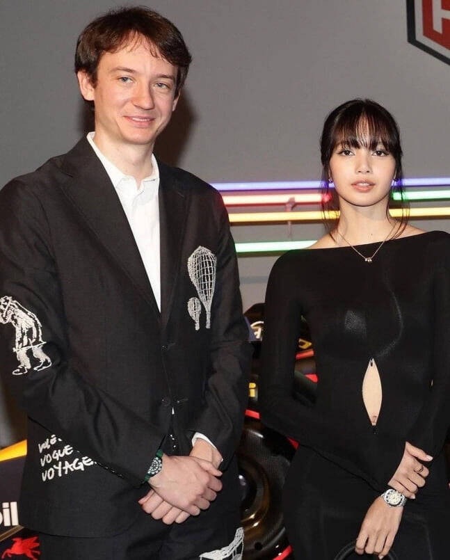 Frederic Arnault va Lisa tai mot su kien. Anh: X 