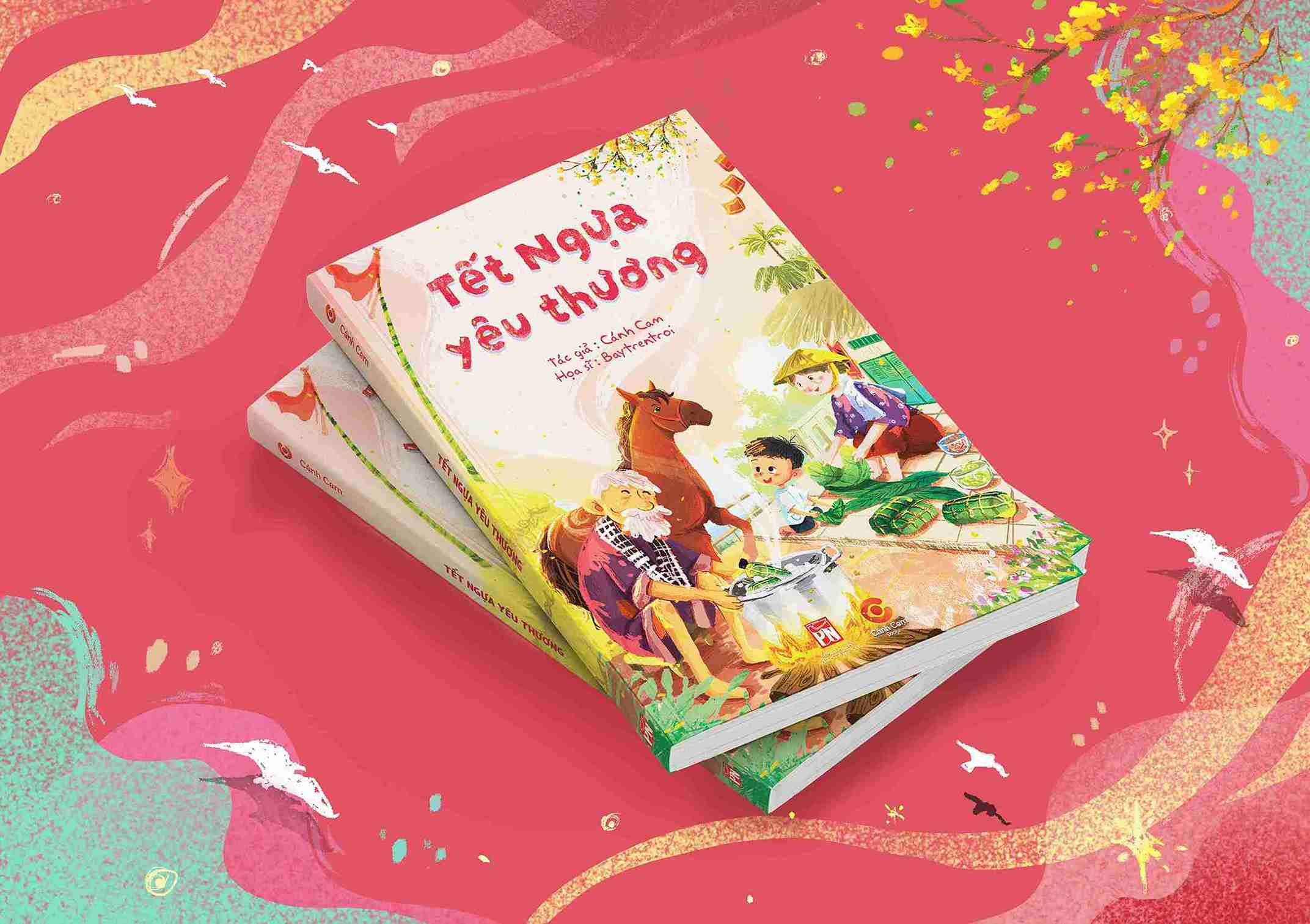 Bia sach “Tet Ngua yeu thuong” do NXB Phu nu Viet Nam cap phep. Anh: NXB Phu nu Viet Nam