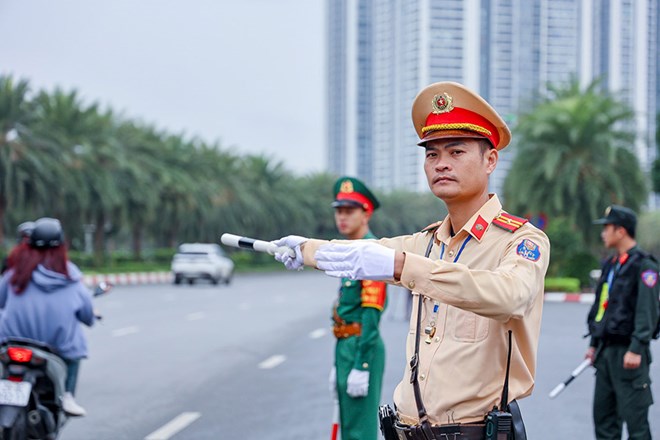 Détails des fermetures de routes et des déviations de circulation pour le 14e Congrès national du Parti communiste vietnamien.