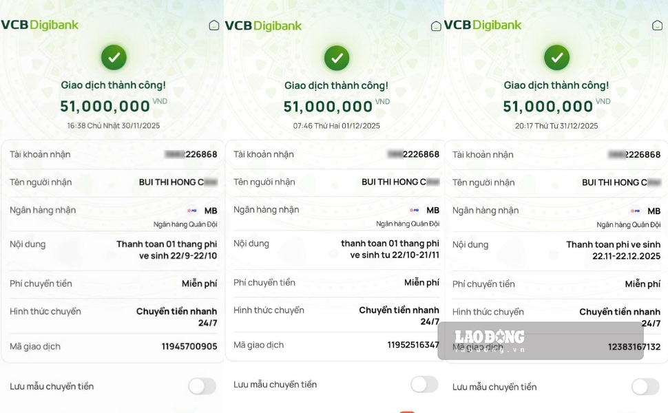 Cac giao dich thanh toan