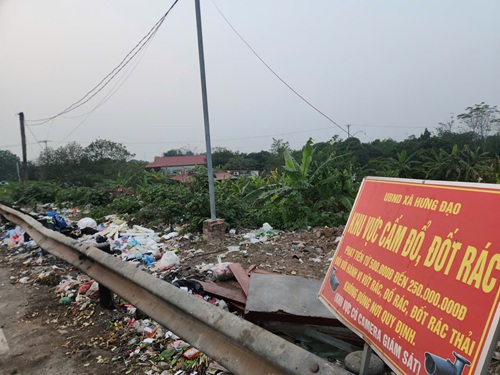 Hanoi People's Committee requests to strengthen supervision, inspection and strictly handle violations of environmental sanitation. Photo: Minh Hanh