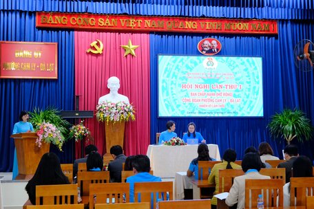 The Trade Union of Cam Ly ward - Da Lat implements the work program, movements, and key activities in 2026 in accordance with the local situation. Photo: Lam Duc