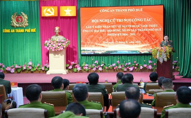 Thiếu tướng Nguyễn Thanh Tuấn được giới thiệu ứng cử đại biểu HĐND TP Huế