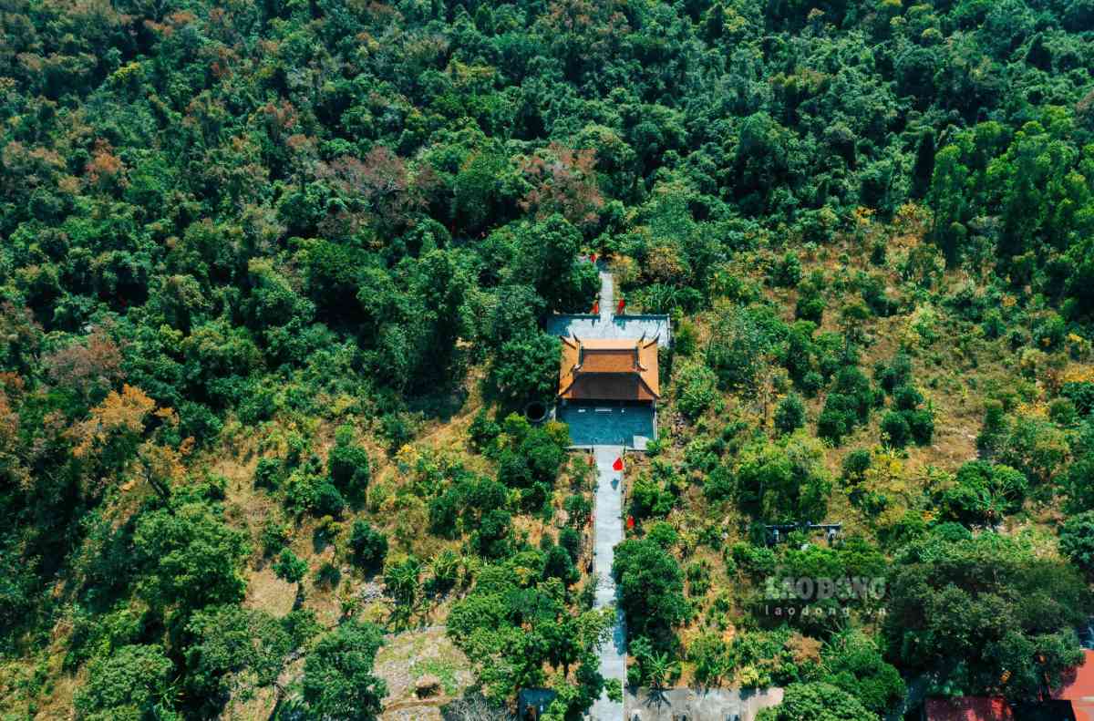 Chua Thanh Mai thuoc xa Hoang Hoa Tham, TP Chi Linh, tinh Hai Duong cu (nay la phuong Nguyen Trai, TP Hai Phong), nam tren dien tich 5 ha, gom co nam don nguyen kien truc theo truc doc la: Tam quan, nha bia, phat dien, nha to, thap to. Anh: Cong Hoa