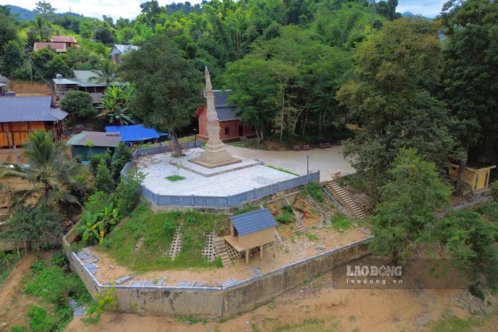 Ancient Muong Luan tower nearly 500 years old in Dien Bien bears the symbol of Vietnam - Laos solidarity. Photo: Quang Dat