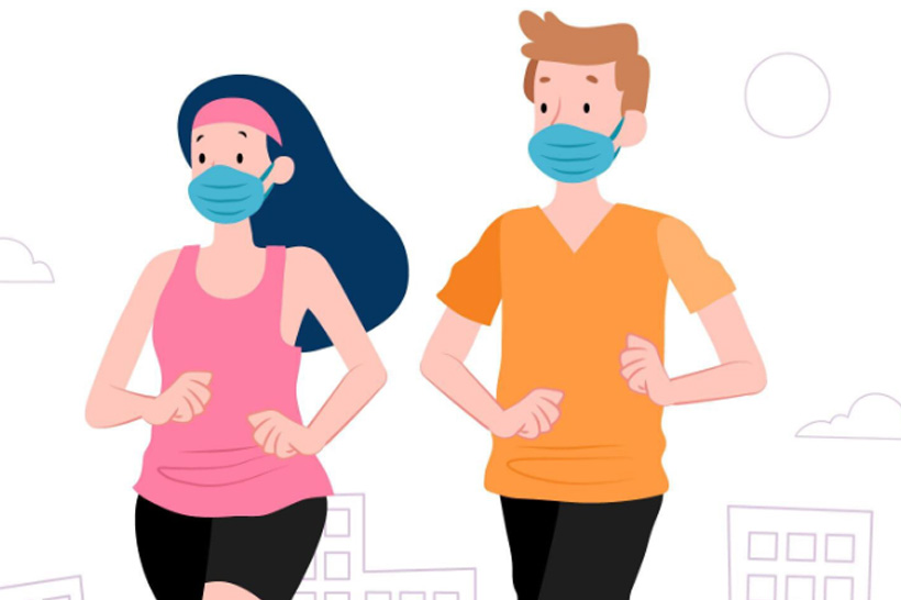 How to protect lungs for runners in cold weather. Graphics: Thien Nhan