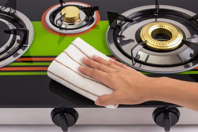 Su dung bep ga khong dung cach va thieu thong gio co the lam tang nguy co benh ho hap o tre. Anh: Tuan Dat