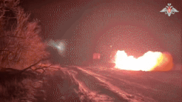 Russian artillery attacks Ukrainian troops. Photo: Russian Ministry of Defense