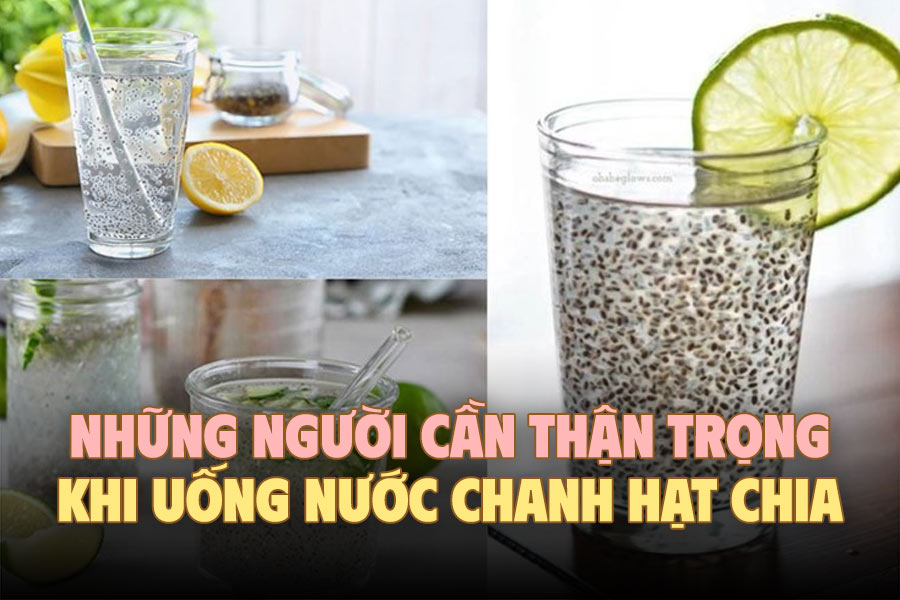 People who need to be careful when drinking chia seed lemon juice
