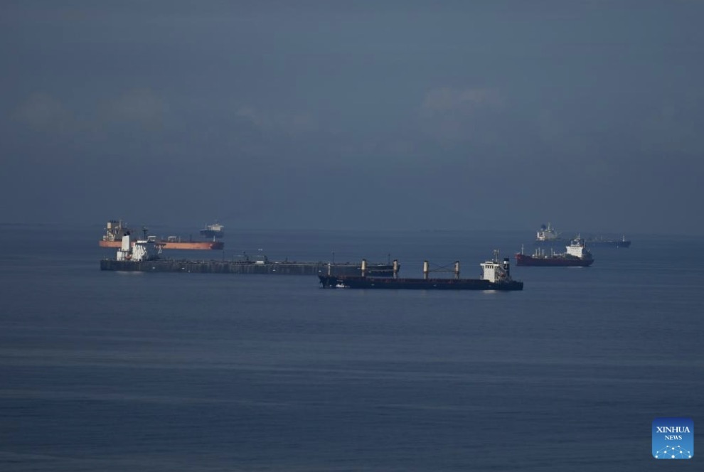 Oil tankers anchored for many days in Lecheria, Anzoategui, Venezuela in January 2026. Photo: Xinhua