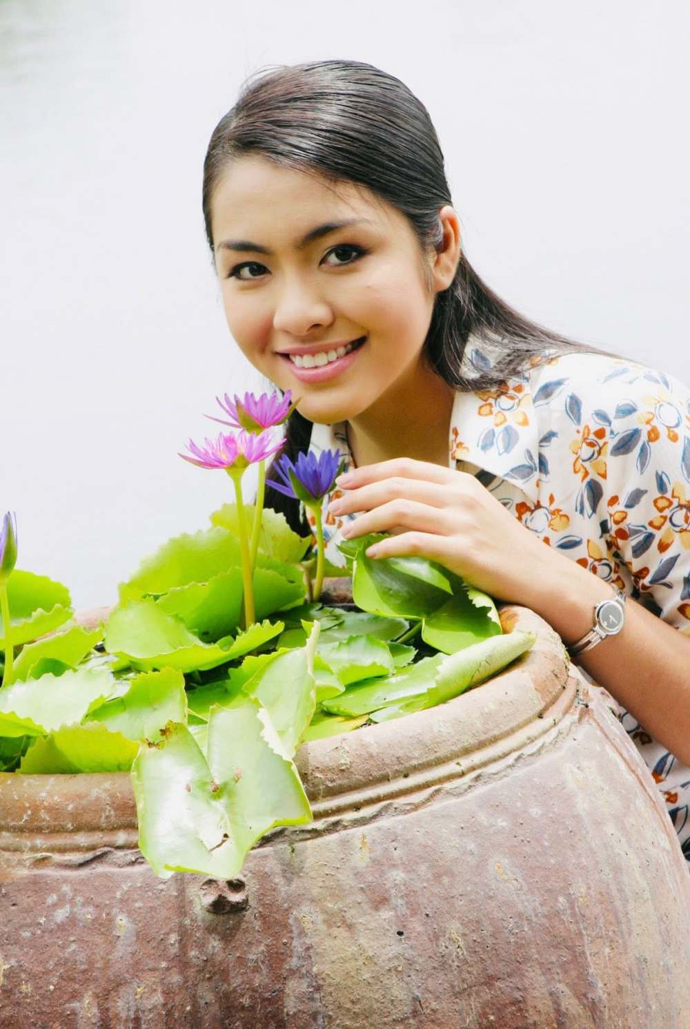 Nhan sac Tang Thanh Ha khi moi vao nghe. Anh: Dao dien Nguyen Phuong Dien.